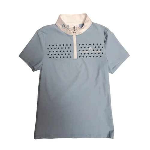 Girls Cavalleria Toscana Flock Dot Polo Short Sleeve 5 Girls Cavalleria Toscana Flock Dot Polo Short Sleeve - Image 3
