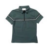 Girls Cavalleria Toscana Training Polo Short Sleeve 1 Girls Cavalleria Toscana Training Polo Short Sleeve -Equestrian Supplies Store kid training polo teal front POA078 JE022 5900 cavalleria toscana 36344.1657155934
