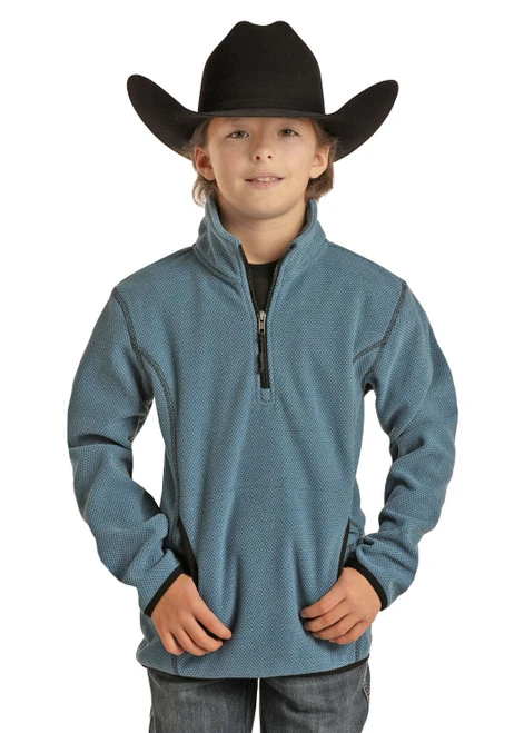 Powder River Kids Fleece Pullover 4 Powder River Kids Fleece Pullover - Image 2