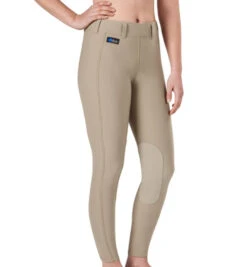 Irideon Kids Issential Riding Tights -Equestrian Supplies Store kids issential tight kp tan 30 3100 GH irideon 80325.1655837066