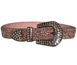 Kids Kamberley Sparkle Mesh Belt -Equestrian Supplies Store kids mesh belts pink kamberley 02382.1659482935