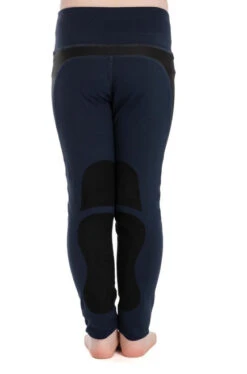 Horseware Ireland Horseware Kids Riding Tights -Equestrian Supplies Store kids riding tights navy back CLHKTS BDAR horseware 69038.1656273905