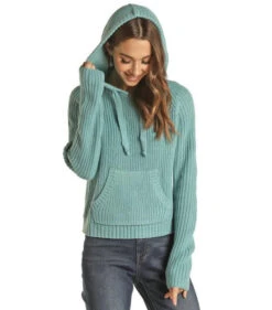 Rock & Roll Knit Hooded Sweater -Equestrian Supplies Store knit hooded sweater turquoise hood RR denim 51018.1688746975