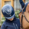 Charles Owen Kylo EQx Helmet -Equestrian Supplies Store kylo egx helmet navy matte rider CO 21928.1687277412