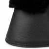 LeMieux Lambswool Overreach Boots -Equestrian Supplies Store lambswool bell boot black detail 7664 lemieux 37247.1638397550
