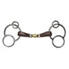 Jump'in Leather Wrap Lozenge 3-Ring -Equestrian Supplies Store leather wrap lozenge 3 ring 5C 135 jumpin 10593.1648321023