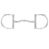 Myler Low Port Comfort Snaffle Dee With Hooks -Equestrian Supplies Store low port comfort snaffle dee hooks MB04 89 22045 myler 81984.1604172242