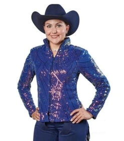 Hobby Horse Luminous Show Jacket -Equestrian Supplies Store luminous show jacket indigo front 1926 hobby horse 48899.1584055445