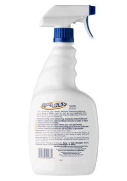 Mane 'n Tail Spray 'n White Spray-on Shampoo - 32 Oz -Equestrian Supplies Store mane n tail spray n white 32oz back 94874.1655234698