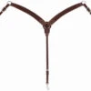 Weaver Leather Weaver Synergy Mayan Contoured Breast Collar -Equestrian Supplies Store mayan breast collar brown 40011 30 01 weaver 64271.1606164082