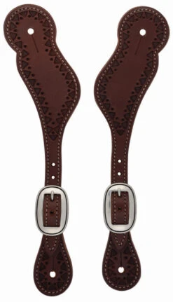 Weaver Leather Weaver Synergy Mayan Spur Straps 5 Weaver Leather Weaver Synergy Mayan Spur Straps -Equestrian Supplies Store mayan spur straps ladies brown 30210 53 04 weaver 87873.1606165295