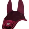 HKM Mellow Velvet Fly Bonnet -Equestrian Supplies Store mellow velvet fly bonnet wine red 13615 3100 0650 hkm 01702.1666914953
