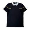 Men's RG Mesh Competition Polo Short Sleeve -Equestrian Supplies Store men comp button polo SS navy front POM003 JS001 7901 RG 77903.1670104041