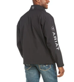 Men's Ariat Logo 2.0 Softshell Jacket -Equestrian Supplies Store mens logo 2.0 softshell black back 10023322 ariat 37659.1641589630