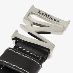 LeMieux Monogram Belt -Equestrian Supplies Store monogram belt black detail IT03144002 lemieux 56432.1679788664