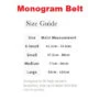 LeMieux Monogram Belt 2 LeMieux Monogram Belt -Equestrian Supplies Store monogram belt size guide lemieux 68382.1679788681