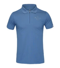 Men's Kingsland Nico Polo Short Sleeve -Equestrian Supplies Store nico polo blue horizon front 220 PT 206 297 kingsland 37189.1643487153