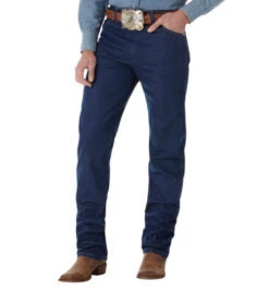 Men's Wrangler Cowboy Cut Original Fit Jeans -Equestrian Supplies Store original fit cowboy cut indigo front 13MWZPW wrangler 33861.1658437450
