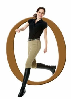 Ovation Euroweave Side Zip Breeches For Girls -Equestrian Supplies Store ovation euroweave side zip breech for girls 1 64135 08852.1527306632