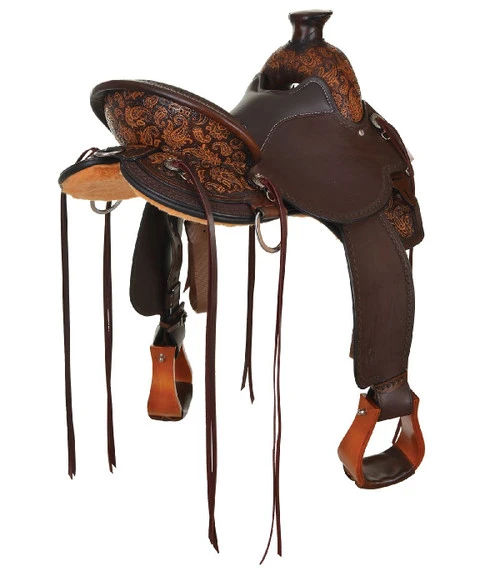 Circle Y Paisley A Fork Flex2 Saddle 1154 4 Circle Y Paisley A Fork Flex2 Saddle 1154 - Image 2