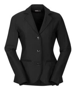 Kerrits Petite Affinity Aero Show Coat -Equestrian Supplies Store petite aero affinity show coat black front 40420P kerritw 30746.1690923493