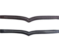 KL Select Pirouette Crystal Browband -Equestrian Supplies Store pirouette browband black brown kl select 57993.1668189779