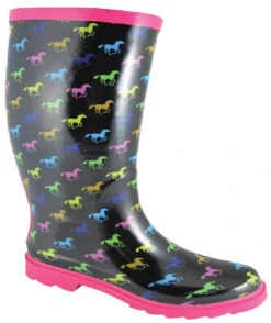 Smoky Mountain Rubber Rain Boots -Equestrian Supplies Store ponies multi 6754 smky mtn 36964.1661201409