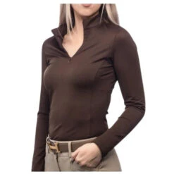 TKEQ Quinn Competition Shirt Long Sleeve 10 TKEQ Quinn Competition Shirt Long Sleeve -Equestrian Supplies Store quinn competition ls espresso front tkeq 69002.1644449340