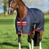 Horseware Ireland Rambo Original Medium Turnout 200g -Equestrian Supplies Store rambo original TO 200g navy red full front AAAAA2 BR00 HW 68869.1675371981