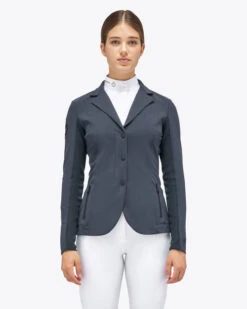 Cavalleria Toscana REVO Lite Tech Zip Jacket -Equestrian Supplies Store revo lite tech zip blue grey front GGD037 JC019 8B00 CT 02164.1659742568