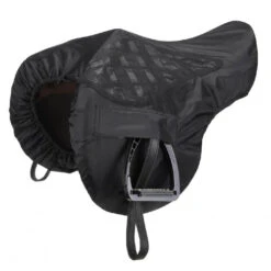 LeMieux Waterproof Ride On AP/CC & Dressage Saddle Covers -Equestrian Supplies Store ride on cc saddle cover black front 5382 lemieux 37604.1636829627