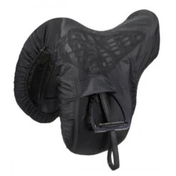 LeMieux Waterproof Ride On AP/CC & Dressage Saddle Covers -Equestrian Supplies Store ride on drsg saddle cover black front 5381 lemieux 35057.1636829668