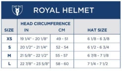 Tipperary Royal Equestrian Helmet -Equestrian Supplies Store royal helmet size chart 9500 tipperary 95208.1574814542