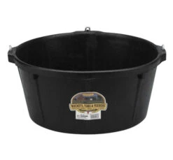 Little Giant 6.5 Gallon Rubber Feed Tub With Rings
