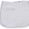 USG Dressage Square Quilted Saddle Pad -Equestrian Supplies Store saddle pad all white usg 93571.1589056964