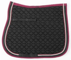 USG All Purpose/Close Contact Square Pad 7 USG All Purpose/Close Contact Square Pad -Equestrian Supplies Store saddle pad black burgundy silver usg 38017.1589057101