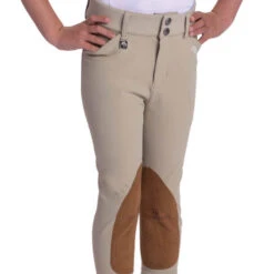 Kids Romfh Olivia Classic Jodhpurs -Equestrian Supplies Store sarafina olivia jodpur wht.sand front 47096 romfh 90421.1684887778