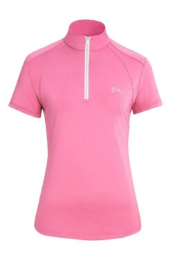 RJ Classics Sasha 37.5 Training Shirt -Equestrian Supplies Store sasha 37.5 trainer ss pink lemonade blue front SA532 rj classics 32700.1652227511