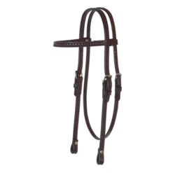 Circle Y Headstall With Shell Tooling -Equestrian Supplies Store shell tooled brow headstall walnut 0125 circle y 17520.1600196409
