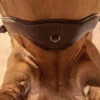 Synthetic Shoulder Relief Girth -Equestrian Supplies Store shoulder relief girth synthetic brown horse underside 50346.1689017512