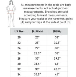 Horze Kaia Crystal Denim Full Seat Breeches 10 Horze Kaia Crystal Denim Full Seat Breeches -Equestrian Supplies Store size chart breeches women horze 84118.1652824154