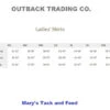 Outback Trading Kai Big Shirt -Equestrian Supplies Store size chart ladies shirt outback 04836.1609365435