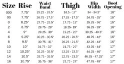 Kimes Ranch Betty Jean -Equestrian Supplies Store size guide betty kimes ranch 89855.1598463202