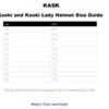 KASK Kooki Helmet -Equestrian Supplies Store size guide kooki helmet kask 10404.1631828785