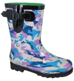 Kids Smoky Mountain Rubber Rain Boots -Equestrian Supplies Store smoky mtn kids boot horses blu purple 41436.1661200090