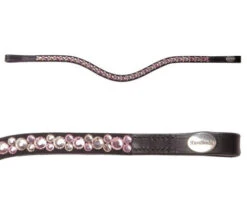 Kavalkade Sparkle Curved Browband -Equestrian Supplies Store sparkle green curved brow black rose hero 202 15 blk rose kavalkade 77907.1680800645