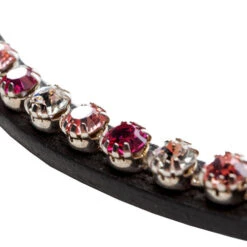 Kavalkade Splendid Curved Browband -Equestrian Supplies Store splendid browband black pink detail 20227 kavalkade 55675.1607125111