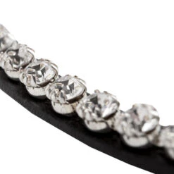 Kavalkade Splendid Curved Browband -Equestrian Supplies Store splendid browband black white detail 20227 kavalkade 14858.1607125079