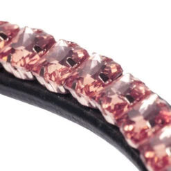 Kavalkade Square Crystal Curved Browband -Equestrian Supplies Store square rose curved browband black rose stones 202 35 blk kavalkade 90544.1680812671