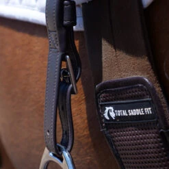 SLIM Stability Stirrup Leathers -Equestrian Supplies Store stability slim leathers brown attached total saddle fit 73869.1581547800